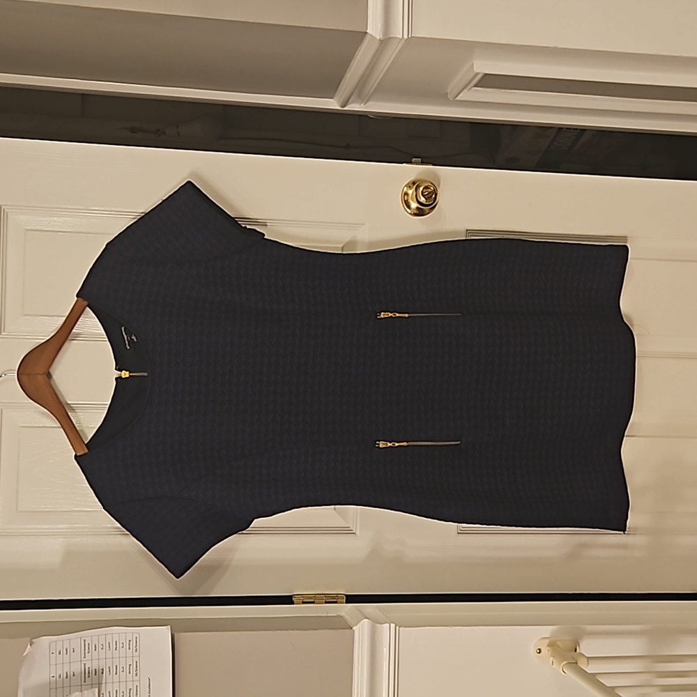 Sharagano Navy Dress, Sz 16